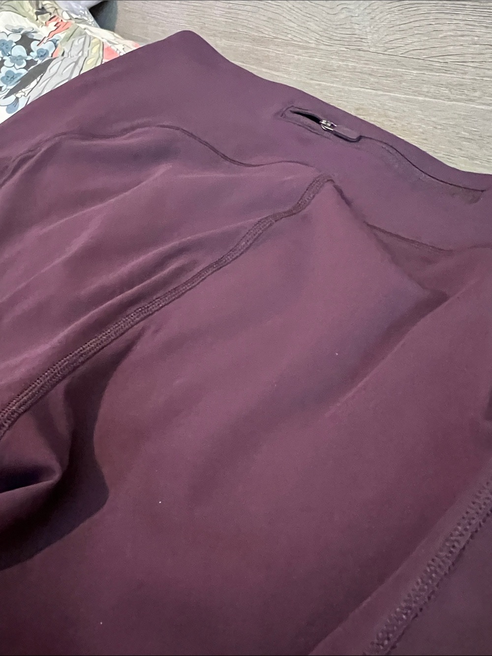 lululemon athletica Deep Burgundy Athletic Leggings with Side Pockets - Picture 13 of 14